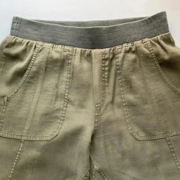 Soft Surroundings Neelandra Pull-on Pants Green Olive Size S - Picture 5 of 14